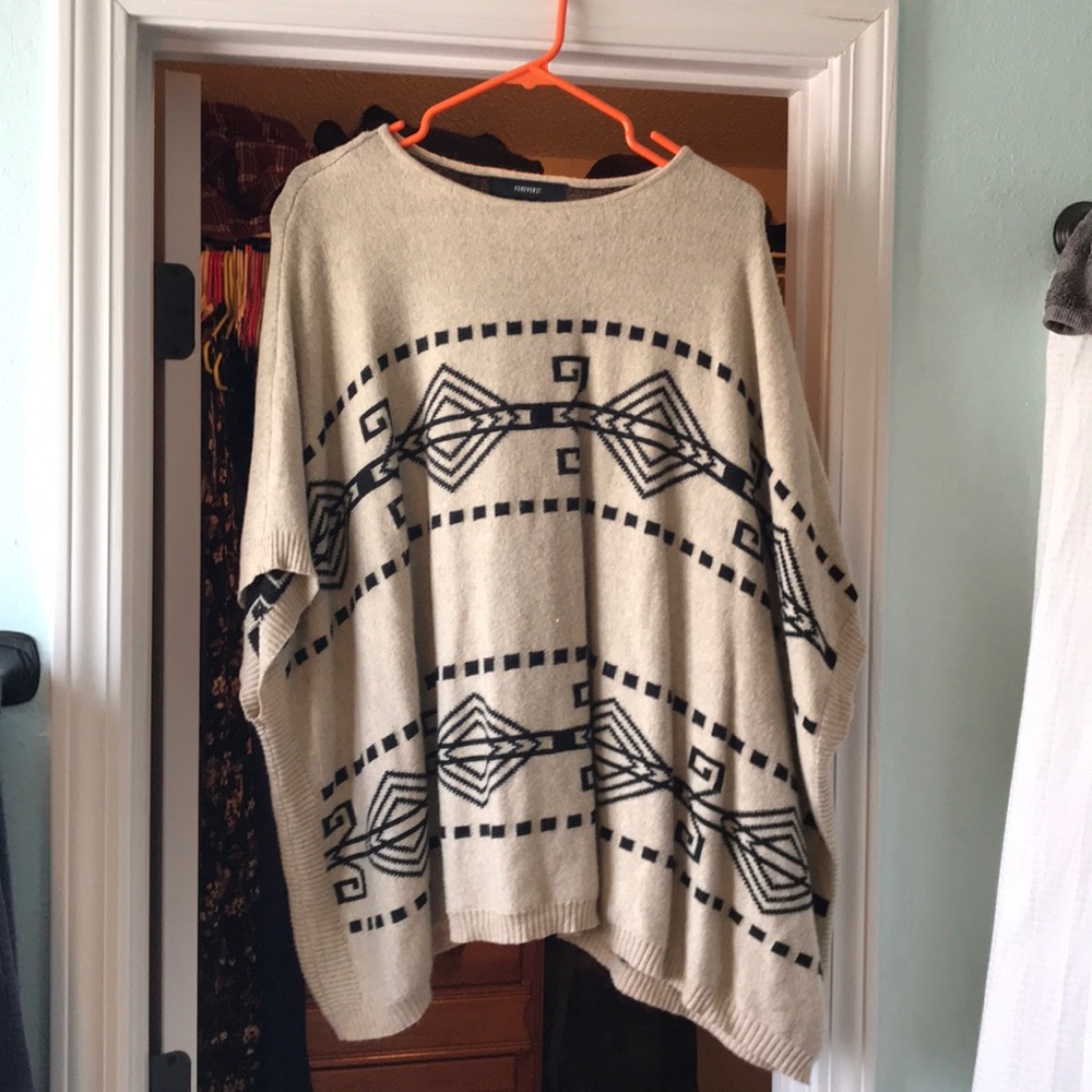 Forever 21 poncho